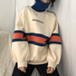 Apricot color oversize high collar thick hoodie sweater #YYL-636 - Veooy