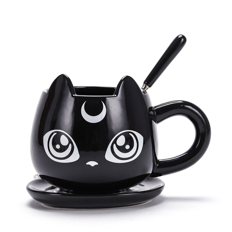New creative cat coffee cup ceramic mug