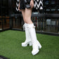 Harajuku Lolita Martin boots tall canister boots - Veooy