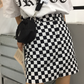 Checker Pleated Skirts (S-M) - Veooy