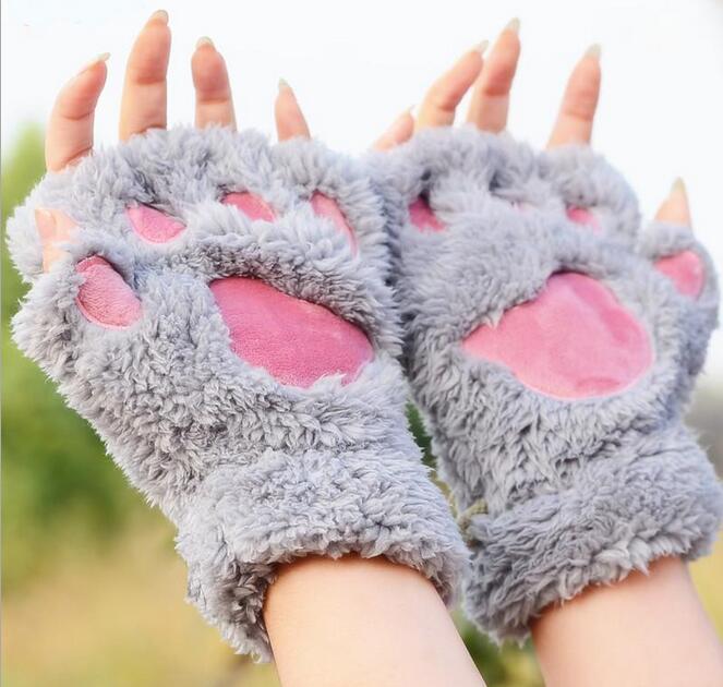 Cute Cartoon warm cat claws gloves#PR680 - Veooy