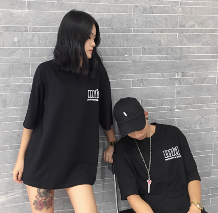 Black Harajuku Unisex T-shirt - Veooy