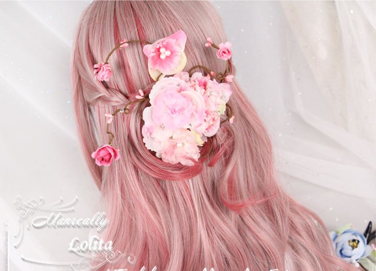 Harajuku lolita long roll Lolita wig - Veooy