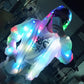 Led luminous jacket bar music festival colorful flash electronic hooded trench coat