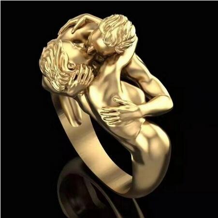 The fashion ring the love of Adam and eve #PR933-3