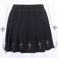 Punk style A-line Tactical Pleated Skirt #PR961