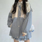 Japanese sweet girl hooded jacket