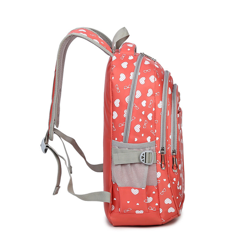 Cute love nylon travel bag backpack - Veooy