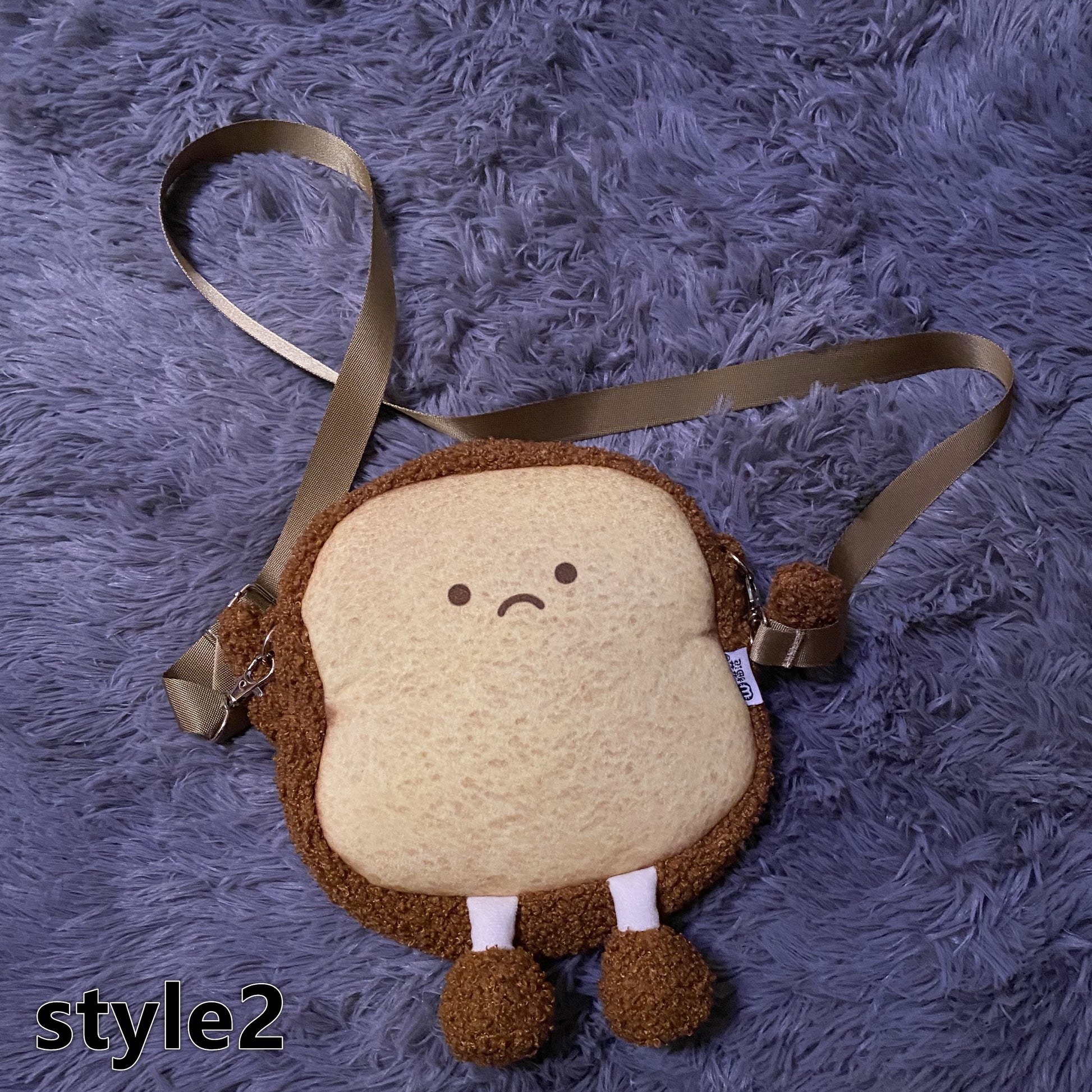 Cute bun bag crossbody shoulder bag - Veooy