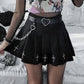 Punk style A-line Tactical Pleated Skirt #PR961
