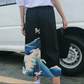 Harajuku style sea wave print women pants #YYL-523 - Veooy