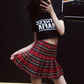 Grid Pleated Skirts (XS-XL) - Veooy