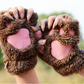 Cute cat claw warm winter gloves #YYL-662 - Veooy