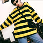 Ulzzang stripe long sleeve sweater #YYL-890