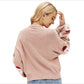 Santa Claus embroidered knitted pullover sweater #PR1067