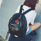 Rose Black Backpack