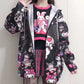 Harajuku streetwear plus size long sleeve zipper hooded jacket - Veooy