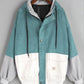 BF style Color Block Corduroy Jacket coat #yyl-867 - Veooy