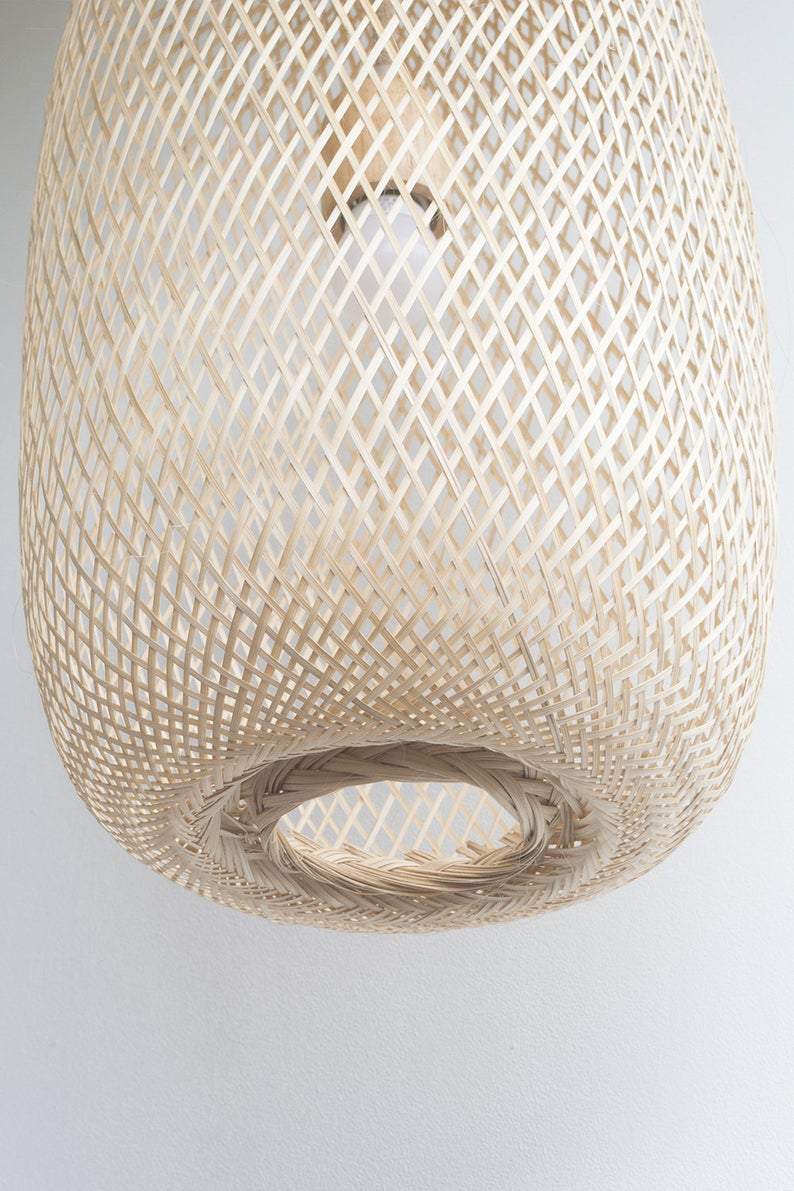 Kanya - Compressable Bamboo Pendant Light