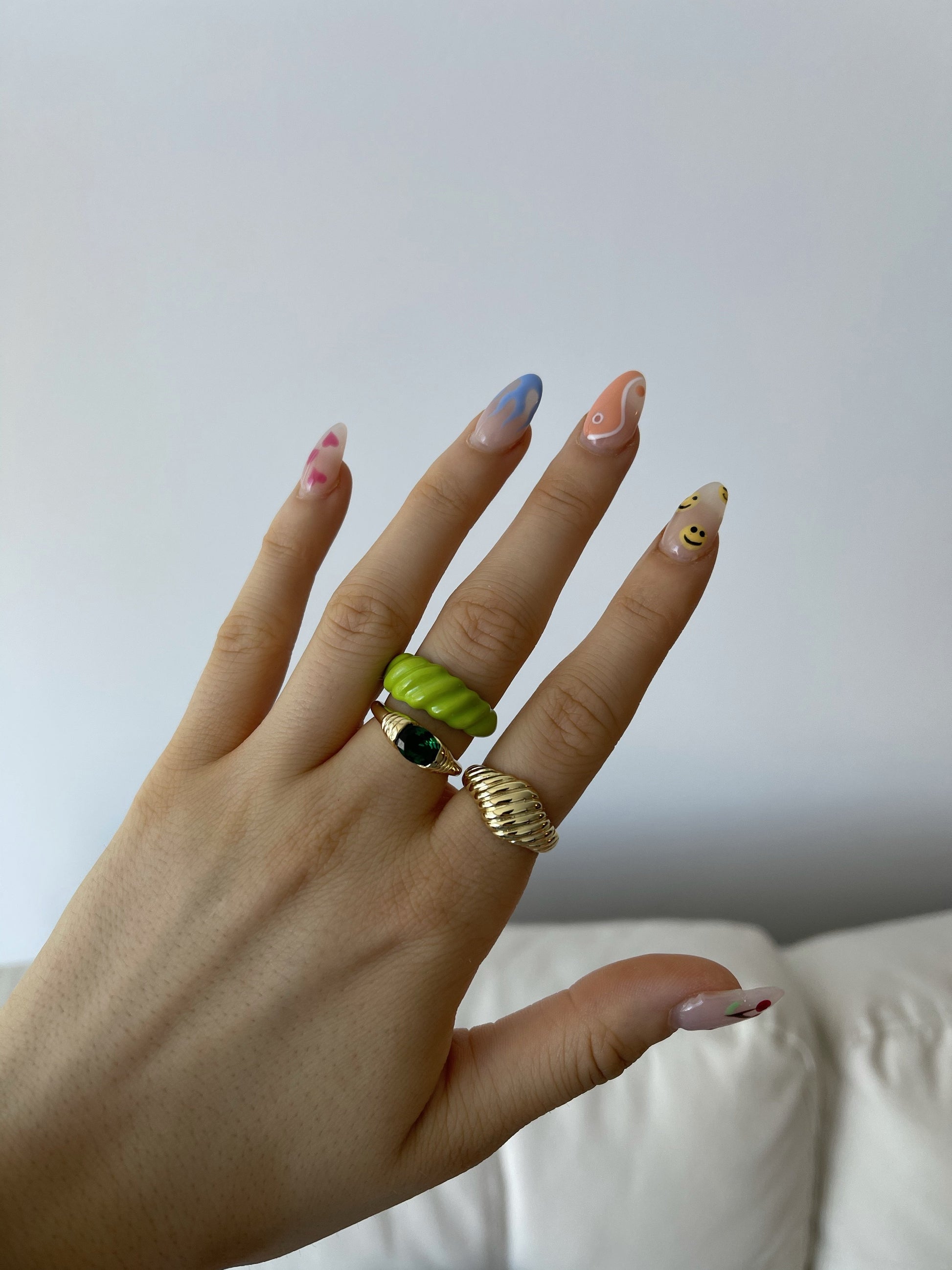 Croissant Ring (gold or silver) - Veooy
