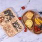 Wooden snack plate