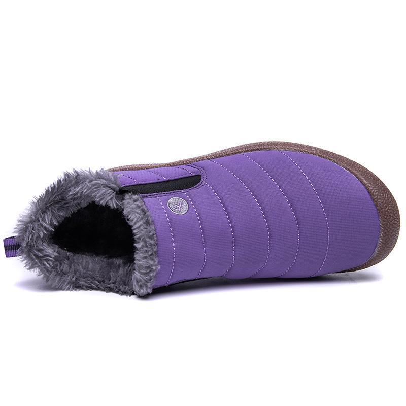 Women's Water-resistant Casual Cotton Snow Boots - veooy