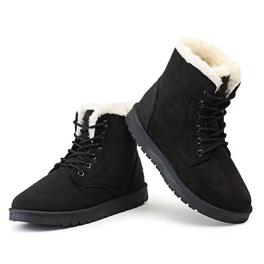 Women Thickened Plus Velvet Comfortable Wearable Short Boots - veooy