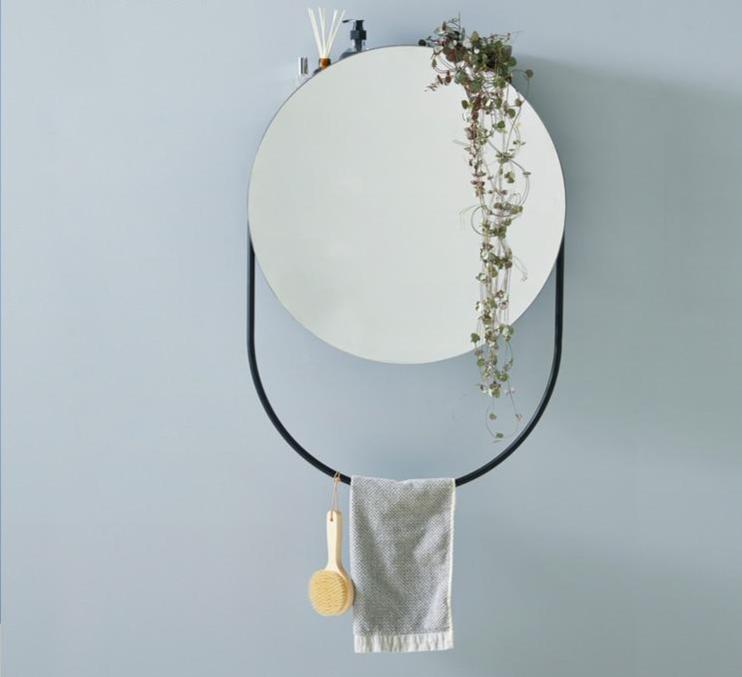Howard - Luxury Bathroom Mirror & Hand Towel Rack
