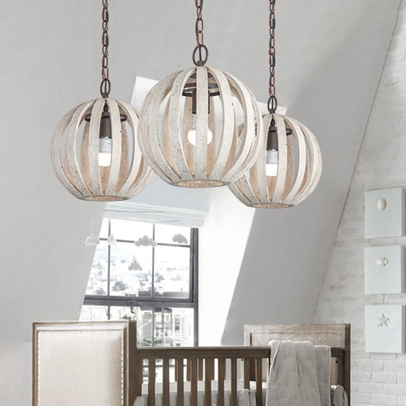 Rooney - Rustic Hanging Cage Lamp