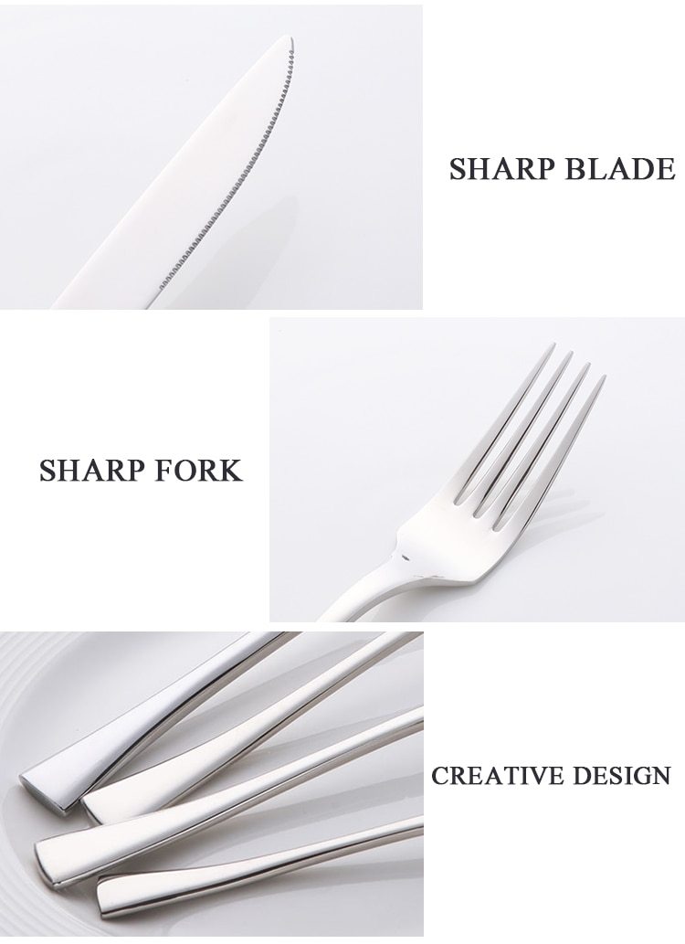 Bazzo - Stainless Steel Dinnerware Set - Veooy