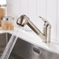Ellis - Deck Mounted Pull Out Copper Kitchen Faucet - Veooy