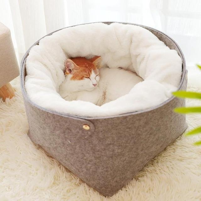 Garfi - Warm Cat Nest Bed - Veooy