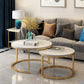 Eero - Nordic Marble Texture Round Coffee Tables - Veooy
