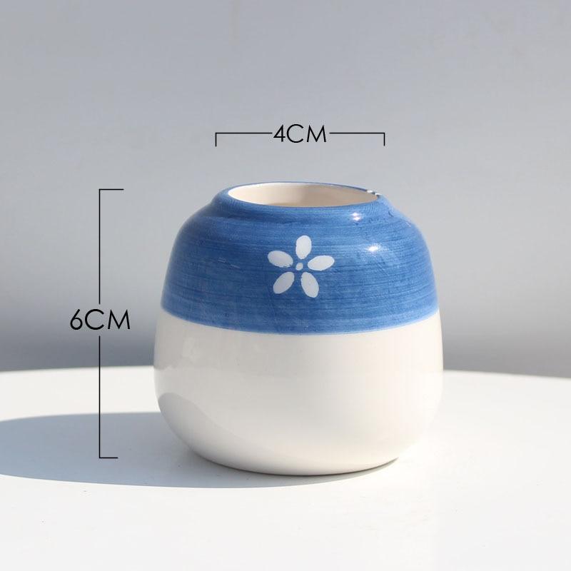 Opal - 8 Pieces Oriental Classic Ceramic Planter