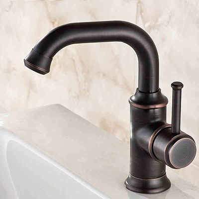 Anaia - Vintage Style Brass Bathroom Faucet - Veooy