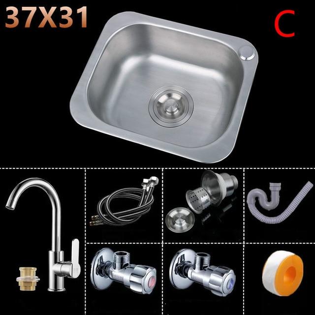 Matteo - Single Thick Stainless Steel Basin Kitchen Sink