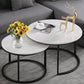 Eero - Nordic Marble Texture Round Coffee Tables - Veooy