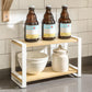 Evia - Wooden Herbs & Spices Storage Kitchen Rack - Veooy