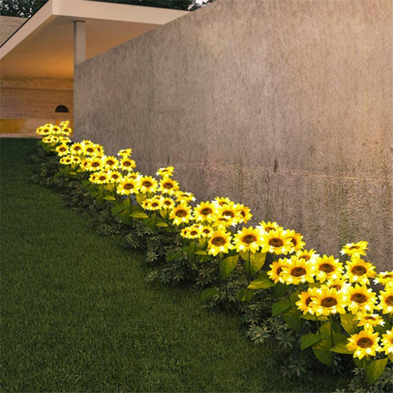 2 LED Sunflower Garden Lights - Veooy