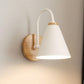Wood LED Iron Wall Lamp