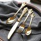 Royal Silver & Gold Cutlery Set