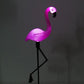 Solar Power Flamingo Garden Lamp