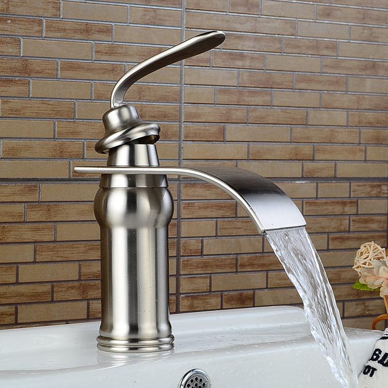 Ames - Vintage Brass Waterfall Faucet - Veooy