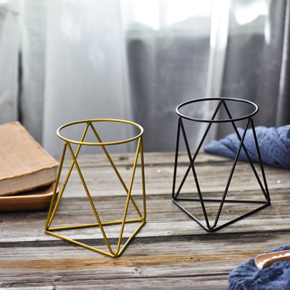 Geometric Ceramic Planter with Stand - Veooy