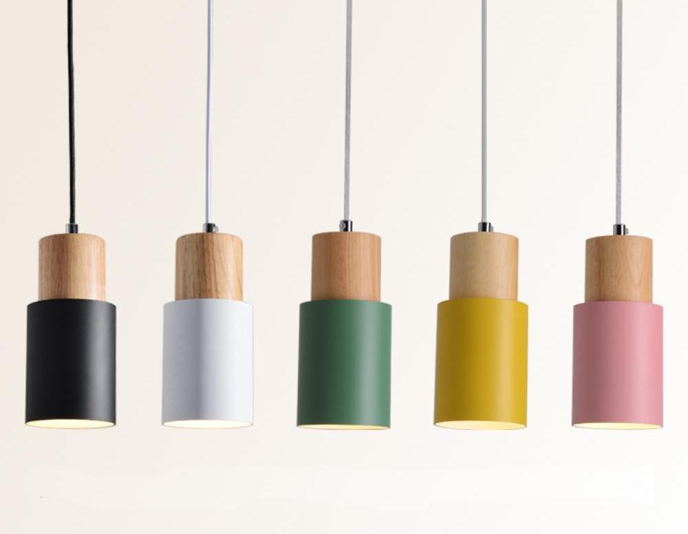 Designer Nordic Wooden Base Hanging Light - Veooy