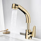 Berta - Pull Out Chrome Finish Bathroom Sink Faucet - Veooy