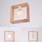 Geometric Hanging Wooden Lights - Veooy