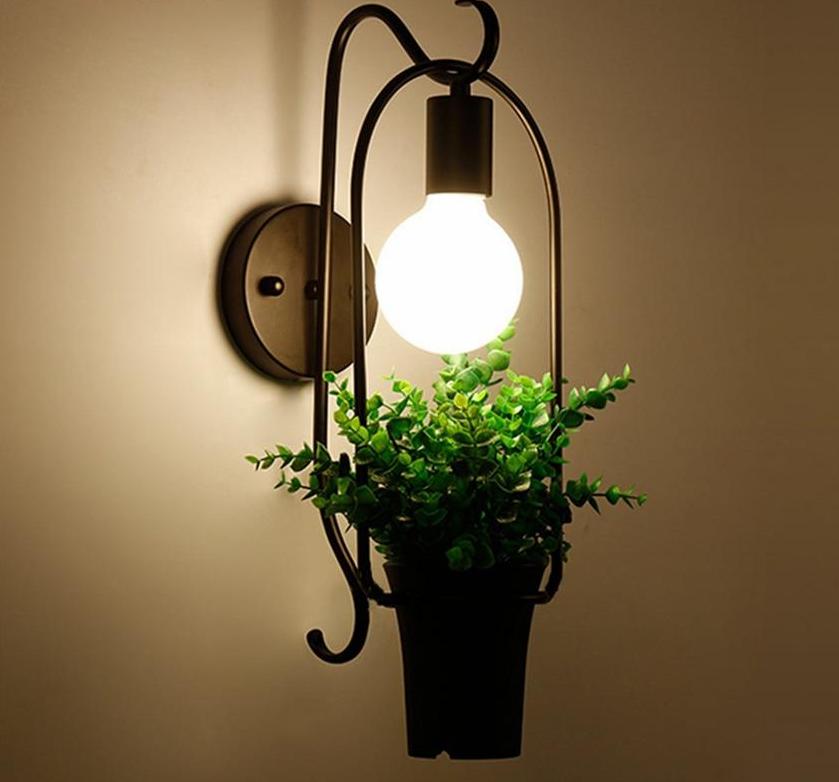 Brielle - Modern Nordic Planter Wall Lamp - Veooy
