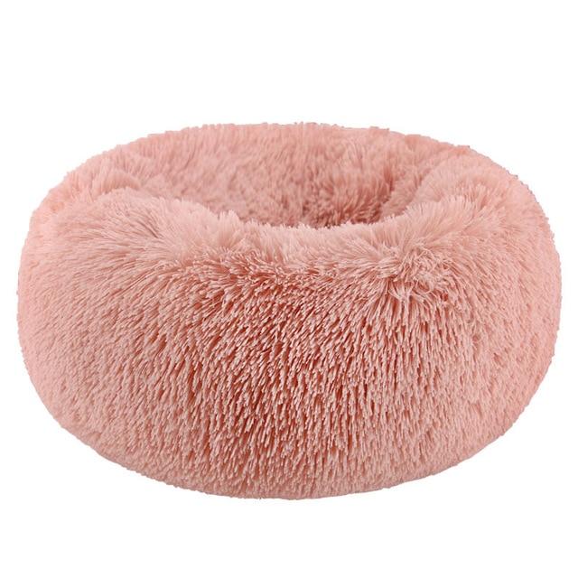 Mini - Round Fluffy Plush Pet Bed