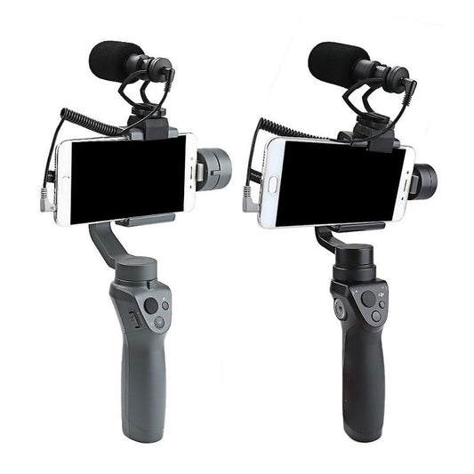 2 in 1 Directional Condenser Video Microphone Mount for Mobile Phone - Veooy